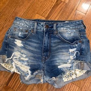 American Eagle sequin shorts